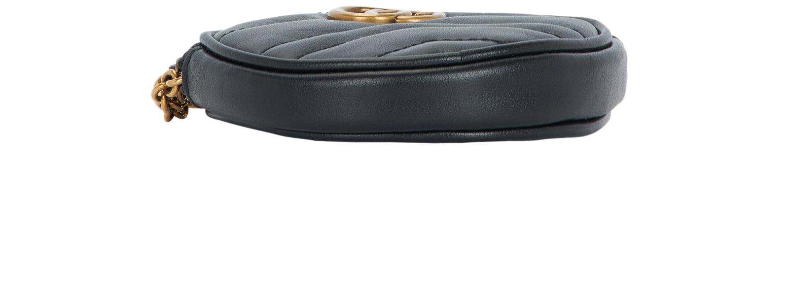 Gucci GG Marmont Coin Purse, &pound;210, Accessories, Black, Leather, Top view